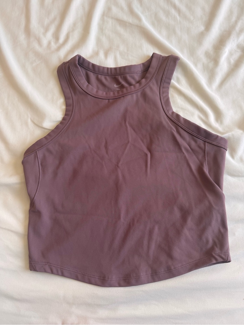 Nike- mauve/purple crop tank